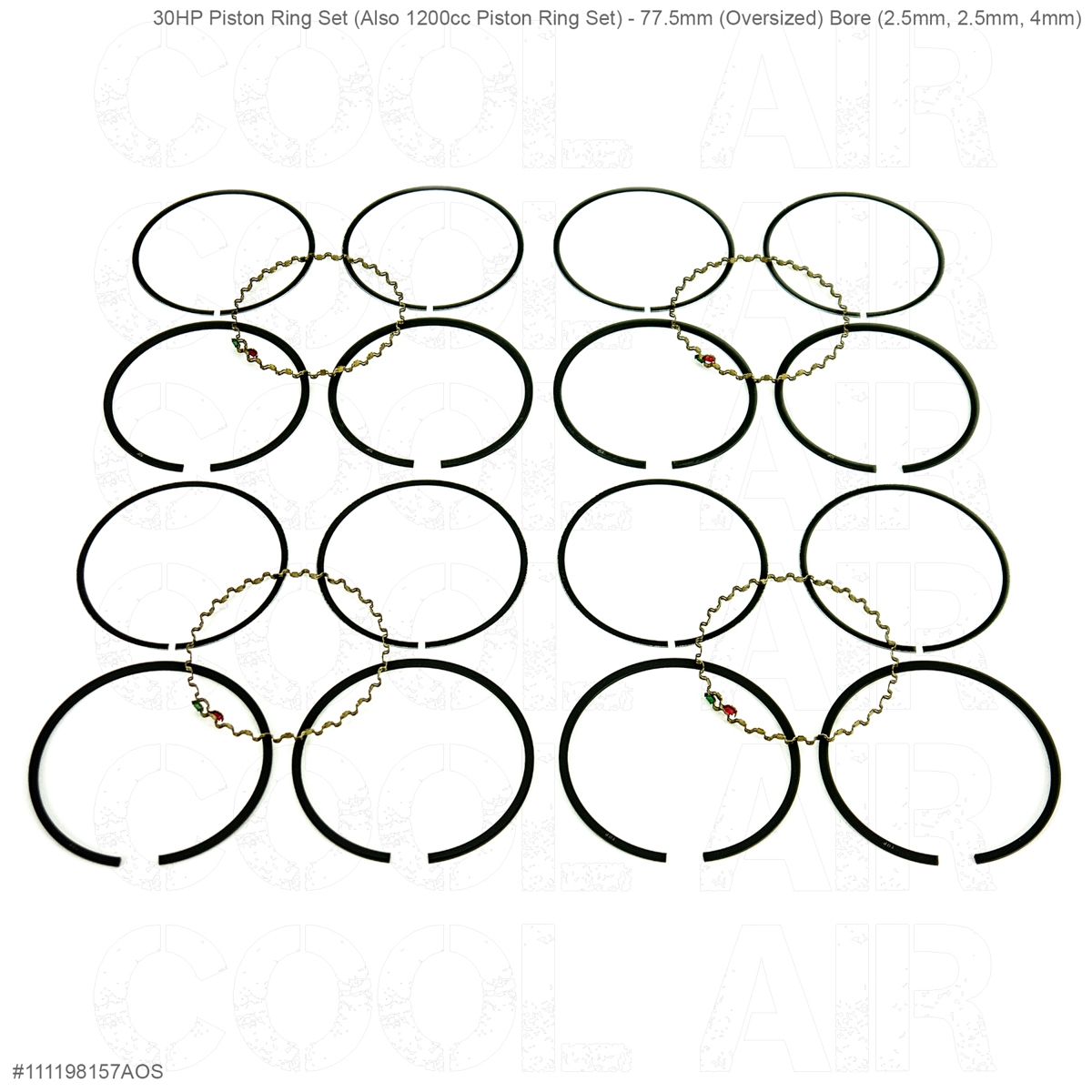 JE Pistons Ring Sets 99.75 Bore 79 Stroke 130.5mm 30.7mm C/D -17.0 Dome 405